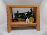 John Deere ''A'' Tractor w/Man, in 1/16 Scale by Ertl, 40th Anniv. Commemor