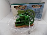 JD Model ''E'' Engine in 1/6 th Scale by Ertl.  Battery Operated.  Box is r