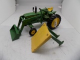 JD Tractor w/ Loader and a Loose Canopy.  No Place to Screw the Canopy To.