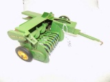 JD Square Baler in 1/16 Scale.  Older Tin Toy.  No Mfg Stamp.