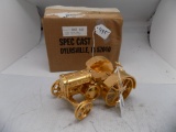 Gold Plated JD ''M'' Tractor, Box Says Spec Cast, Nothing on Tractor, in 1/