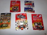 (5) 1:64 Scale NASCAR Racecars: #24, #33, #10, #43 and #32