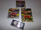 (4) 1:43 Scale NASCAR Racecars: #41, #28, #6 and #42