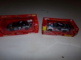 (2) 1:24 Scale NASCAR Racecars by Racing Champions Alan Kulwicki and Mark M