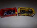 (2) 1:24 Scale NASCAR Racecars by Racing Champions Mark Martin - Cup and Bu