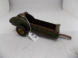 John Deere ''R'' Type Spreader in 1/16 Scale by Ertl, Old Toy in Played Wit