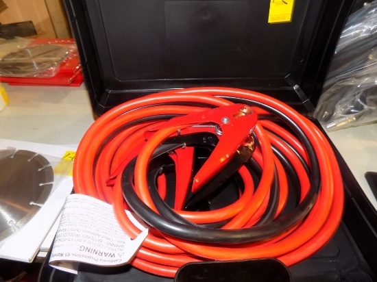 Set of New 25' 800 Amp Extra HD Jumper Cables in Case