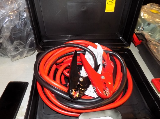 Set of New 25' 800 Amp Extra HD Jumper Cables in Case