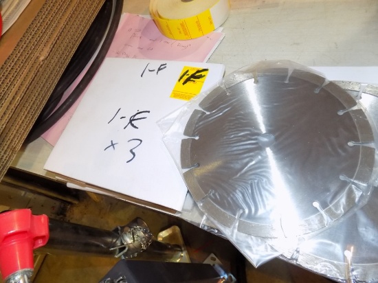 (3) 7'' Premium Diamond Blades (3 x Bid Price)