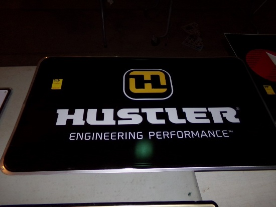 Hustler Engineering Performance Tin Sign, 36'' x 20''