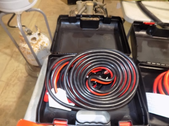 New 25' 800 Amp Extra HD Booster/Jumper Cables in Case