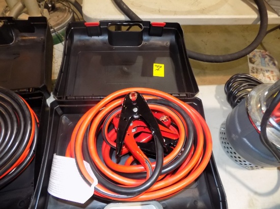 New 25' 800 Amp Extra HD Booster/Jumper Cables in Case