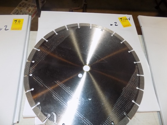 (2) 14'' Premium Diamond Blades (2 x Bid Price)