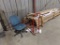 Med 4 Eheeled Hand Truck & Blue Office Chair