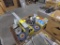 Box & Carry-All Of Rivets, Abrasive Disks, Air Powered Polisher, Zip Ties &