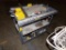 Gray 3-Tiered Warehouse Cart w/Contents - Drill Bits, Misc. Hand Tools, Mis