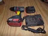 Bosch Cordless Drill w/Inductive Charger & (2) Batteries