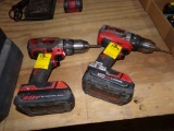 (2) Milwaukee 18V Cordless Drills, No Charger