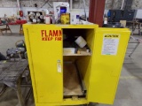 34''W x 50''T x 50''D Flammable Cabinet w/Contents
