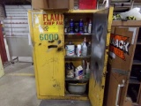 43'' Wide x 65'' Tall Flammable Cabinet w/ Fliud Contents