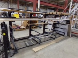 11' Steel Material Rack w/ Contents, 5 Tier