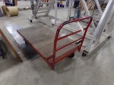 Red Warehouse Platform Cart