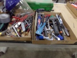 (2) Boxes of Asst Hand Tools - Rivet Guns, Tubing Cutter, Mallet,Wire Cutte