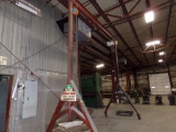 Wallace Gangtry Model 615-15 w/ Coffing 1 Ton Elec Hoist & 1 Ton Chain Fall