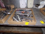 Box of  Asst Long Drill Bits, Tool Holder, Allen Wrenches, Etc