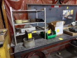 3-Tier Alum Sm. Shelf, Fabricated Filter Wrench, Group of Misc. Hardware &