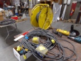 (2) Extension Cords & Yellow Extension Cord Reel