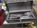 Tool Box with Central Pneumatic Air Ratchet & Misc Alum Pcs.