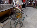 2-Wheeled Torch Cart with Hose & Torch Tip
