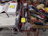 CarryAll with Big Wrench, Sm. Wrenches, Files, Screwdrivers