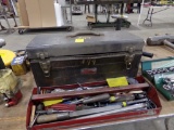 Tool Box with Misc. Drill Bits, Files, Etc
