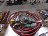 Torch Hose With Torch Tip & Gauges