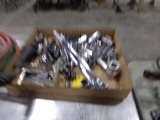 Box with Large Group of Sockets, with 1/2'' Ratchet, 1/4'' Air Ratchet & (2