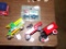 (4) Smaller Scale Antique Delivery Trucks, True Value, Texaco, Mountain Dew