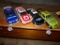 (4) Nascar Racecars - #18 Interstate Batteries Chevrolet, #1 Majik Oldsmobi