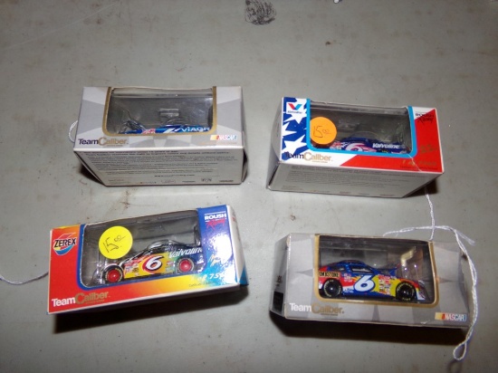 (4) 1:64 Scale Mark Martin Nascar Racecars - All By Team Caliber