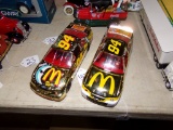 (2) Nascar Race Cars - (1) '94 McDonalds Ford Thunderbird, (1) '94 Mac Toni