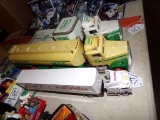 1:64 Scale True Value Cabover Tractor Trailer, (2) Used Hess Trucks, (1) Mi