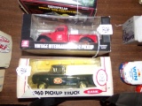 1:25 Scale 1960 Pickup Truck Bank by Ertl ''Central Tractor'' and a Speedwa