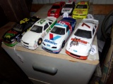 (4) Nascar Racecars - #25 Kodiak Chevrolet, #6 Valvoline Ford, #7 Hooters F