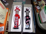 (2) 1:64 Scale Nascar Coca Cola Gas Pumps by Action