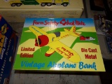 Farm Safety For Just Kids Vintage Airplane Bank By Liberty SpecCast