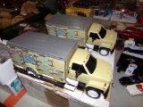 (2) Schwans GMC Top Kick Delivery Trucks, Plastic, By D.G. Productions, Mod