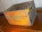 (2) Antique Wooden Advertising Crates On Wall, ''Hohneker's Dairy, N. Berge