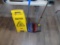 Slippery Floor Standing Signal & (2) Long Handled Dust Pans