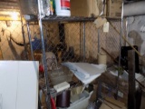 4' x 18'' x 75'' Tall 4 Tier Stainless Wire Shelf in Back Room